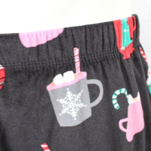 Holiday 2-Piece Pajama Set – Women’s Size S, Sherpa Top & Velour Pants - Picture 6 of 13